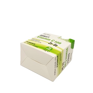 กล่องบรรจุภัณฑ์วิตามินซีแบบพิมพ์ออฟเซ็ตตามสั่ง ดีไซน์ทันสมัย พร้อมเคลือบเงา ลายนูน และปั๊มฟอยล์ทอง - Product Image 3