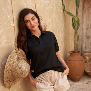 Ultifresh Coton + Polyester Respirant Décontracté Brodé Impression Numérique Panneau Contrastant Uni Manches Courtes Unisexe 220g ODM - Product Image 1