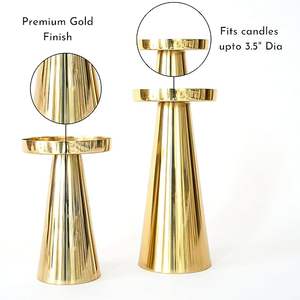 Pot de bougie unique Bougeoir en métal fabriqué à la main de meilleure qualité pour la décoration de table de Noël du fournisseur indien - Product Image 5