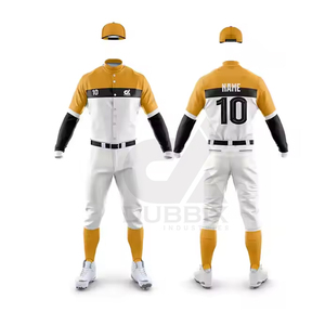Uniforme de béisbol de talla grande de calidad superior Último diseño con precio razonable Ropa juvenil Característica transpirable - Product Image 1