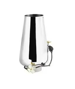 Jarrón de Metal con acabado antiguo, decoración rústica para el hogar, soporte para flores, centro de mesa elegante para decoración moderna - Product Image 6