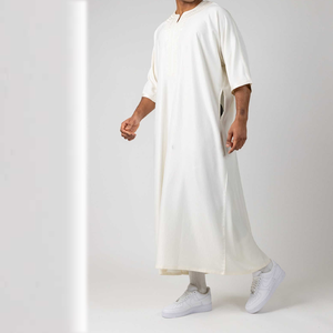 Ropa islámica personalizada al por mayor de verano Thobe nuevo diseño al por mayor de alta calidad túnica marroquí - Product Image 2