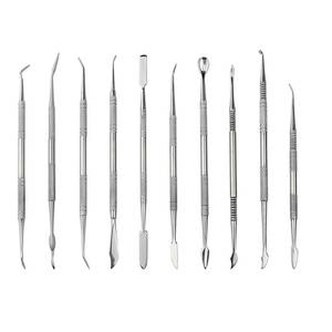 Espátula de acero inoxidable de alta calidad, cincel, cera y arcilla, juego de herramientas para esculpir, instrumentos de tallado de cera, relleno de mezcla multiusos - Product Image 2