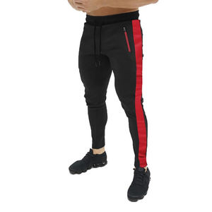 2025 Hot Selling Men Track Pants <b>Joggers</b> Sports Gym Pants Elastic Waist <b>Zip</b> <b>Pockets</b> Heavyweight Sweatpants for Men - Product Image 3