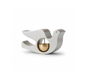 Sonnette de porte magnétique en métal design, cloche suspendue artisanale pour la décoration moderne de la maison et du bureau - Product Image 4