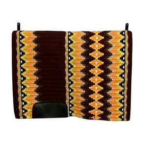 Manta de sillín Premium tejida a mano con diseño personalizado, almohadilla para espectáculo de caballos occidentales de lana de Nueva Zelanda 100% - Product Image 3