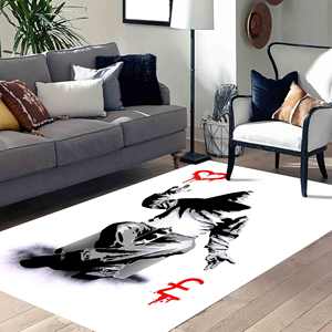 Tapis Banksy Money : Tapis d'intérieur antidérapant lavable en machine, avec poils doux - Product Image 5