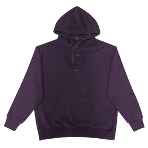 100% coton hommes pulls à capuche sweats couleur noire 350GSM adulte tendance à capuche pour tenue décontractée - Product Image 5