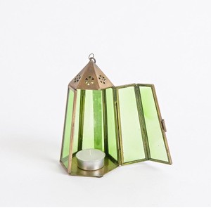 โคมไฟทองเหลืองสีเขียวแบบแขวนตกแต่งสำหรับห้องนั่งเล่นบ้านเทศกาลคริสต์มาสอีสเตอร์งานแฮนด์เมดเป็นมิตรต่อสิ่งแวดล้อม - Product Image 2