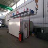 Estación de Gas LPG de 5m3 de Capacidad, Bomba Acoplada de 6 Etapas, Motor Antiexplosivo de 4KW, 1 Boquilla Elipsoidal, Material 2A P355 GH/NH, 18/26 bar
