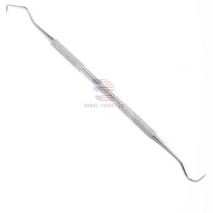 Détartreur dentaire à double extrémité Outils de nettoyage et d'examen des dents en acier inoxydable - Product Image 2