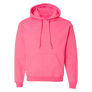 Jersey personalizado con cremallera de lana de felpa francesa Unisex liso en blanco Color sólido Sudadera con capucha de doble capa para hombres - Product Image 1