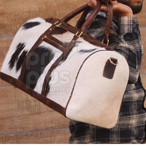 กระเป๋าเดินทางหนังวัวแท้สุดหรูสำหรับผู้หญิง กระเป๋าเดินทางหนังวัวแท้ทนทาน - Product Image 5