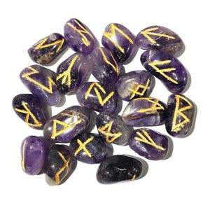 Ensemble de runes en pierre naturelle - 25 pièces - Kit de divination en cristal - Product Image 2