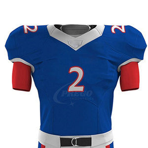 Uniforme de football américain pour hommes adultes de haute qualité à bas prix, respirant, à séchage rapide, personnalisable, toutes saisons, fabriqué en 100% polyester - Product Image 2