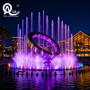 Fontaine musicale Water Crown, spectacle d'eau programmable, musique synchronisée, éclairage LED, décoration de paysage pour plaza, complexe hôtelier, usage commercial - Product Image 3