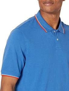 Camiseta de polo de algodón ajustada unisex, camisetas de manga corta transpirables de alta calidad con forro automático de talla grande para hombre - Product Image 5