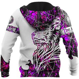Sudadera con Capucha Personalizada de Poliéster/Algodón, Forro Polar Grueso, Cierre Completo, Estilo Y2K, con Pedrería, para Hombre, con Estampado 3D - Product Image 4