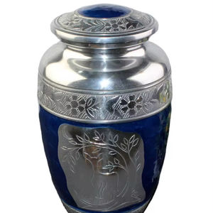 Urne funéraire faite à la main pour les cendres humaines Grande urne funéraire personnalisée pour les cendres de chiens - Product Image 1