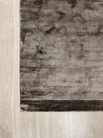 Premium Handgewebter Seide/Wolle Teppich mit Modernem Blumenmuster, Rutschfest, Waschbar, Mittellanger Flor, Rechteckig, für Zuhause