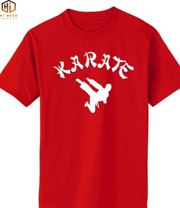 เสื้อยืดสำหรับคาราเต้คอกลมพิมพ์ซับลิเมชันด้วยความร้อน - Product Image 1