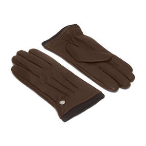 Best Quality Men's Brown Goatskin Leather <b>Gloves</b> with Luxury <b>Wool</b> Lining Durable Anti-Slip Unique Touch Function Fashion <b>Gloves</b> - Product Image 5