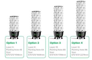 Sistemas de Hidroponía Industrial con Torre Aeropónica para Agricultura a Gran Escala, Rendimiento Constante y Fácil Mantenimiento - Product Image 3