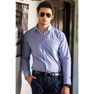 Camisa Casual de Algodón para Hombre NKOSI con Cuello Mao, Tejido Popelina Transpirable, Suministro ODM - Product Image 2