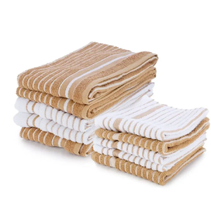 Serviette de cuisine en coton éponge 100% parfaitement conçue - Absorbante Séchage rapide Couleurs personnalisées Utilisation quotidienne pour la maison et l'hôtel - Product Image 6