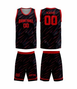 Uniforme de Baloncesto Personalizado Ligero para Hombre, Diseño Sublimado, Jersey de Baloncesto Personalizado, Pantalones Cortos de Baloncesto de Verano - Product Image 3