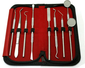 Kit de limpieza dental manual con instrumentos de diagnóstico escaladores de dentista - Product Image 1