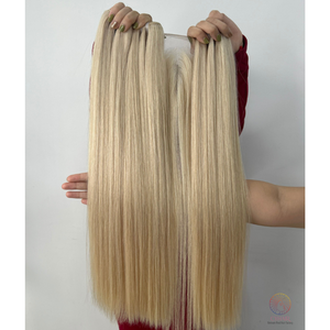 ผมแท้จาก100% ผมแท้จากเวียดนามเครื่องทำผมตรงแบบคู่ - Product Image 1