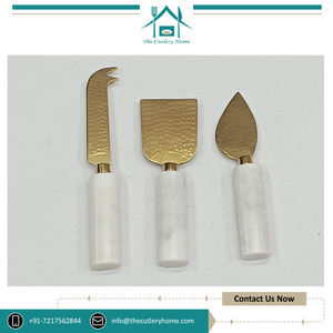 Ensemble de fromage à manche en marbre durable personnalisé de dernière conception du fabricant indien - Product Image 2