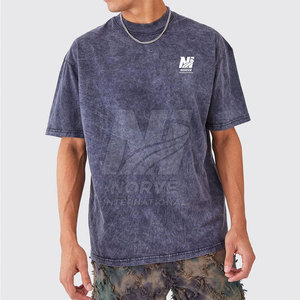 Fábrica de Camisetas con Lavado Ácido Profesional, Etiqueta Personalizada, Embalaje, Camisetas de Algodón Estilo Urbano, Fabricante de Ropa al Por Mayor - Product Image 2