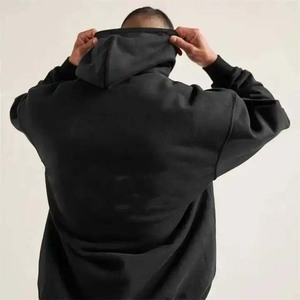 Basics Nouveaux hommes couleur unie en plein air hommes sweats à capuche vêtements de sport impression personnalisée 100% coton hommes sweats à capuche sweats à vendre - Product Image 2