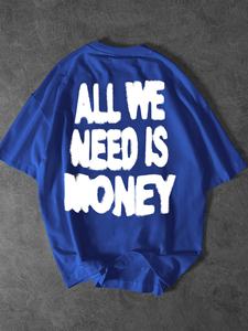 T-shirt en coton de qualité supérieure, col rond, boutons, fabrication sur mesure, logo brodé personnalisé, t-shirts pour hommes - Product Image 2