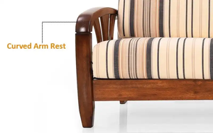 Sofá de Madera con Cojín de la Colección Americana - Product Image 3