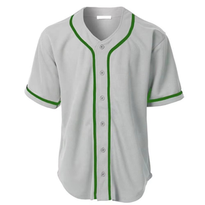 Uniforme de Béisbol Personalizado al por Mayor de Alta Calidad, 100% Poliéster, Antibacteriano, Transpirable, Cuello en V, Servicio OEM, Nueva Llegada, Tallas Grandes - Product Image 2