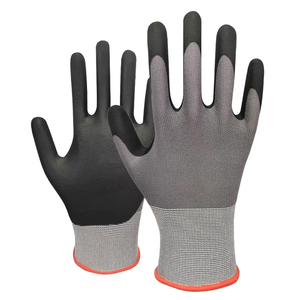 Gants de sécurité personnalisés pour mécaniciens travaux industriels Gants de construction enduits de nitrile en micro mousse - Product Image 2