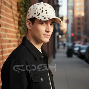 Gorras de Béisbol de Cuero con Pelo de Vaca / Gorras de Béisbol Unisex con Pelo - Product Image 4