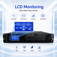 3kVA 5kVA Baterai Lithium UPS Online Fase Tunggal Gelombang Sinus Murni Unit Cadangan Rumah Modem Telekomunikasi LCD USB WiFi Powermerry SC-GL