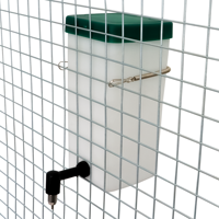 Bouteille d'eau animale moyenne | Idéal pour les hamsters, les souris, les cochons d'Inde et les lapins Capacité d'eau de 1.0 L avec tétine en acier inoxydable