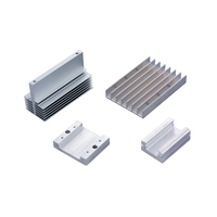 Dissipateur thermique en aluminium avec placage en zinc, cuivre béryllium anodisé pour applications électroniques personnalisables et forme adaptable