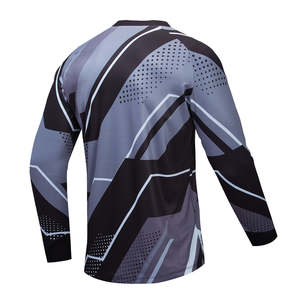 Vêtements de vélo, ensemble de maillot de motocross par sublimation, manches longues, chemise de vélo à séchage rapide, équipement de course de haute qualité, vêtements de conduite tout-terrain - Product Image 4
