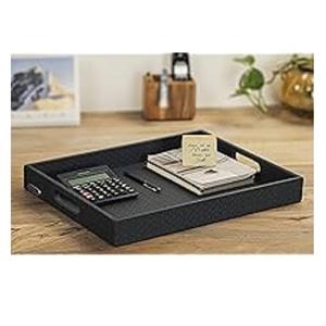 Offre spéciale Plateau de service en cuir de qualité supérieure Plateau de service personnalisé décoratif pour la maison pour la cuisine au prix de gros - Product Image 3