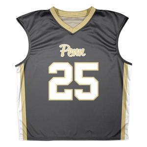 OEM diseño personalizado sublimado Lacrosse Jerseys uniforme sin mangas con nombre y número personalizado 100% tela de malla de poliéster - Product Image 2