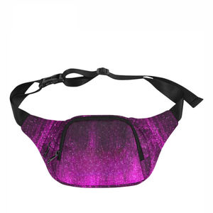 Sac banane unisexe en polyester écologique avec sangle réglable, léger, durable et scintillant, fabriqué au Pakistan - Product Image 5