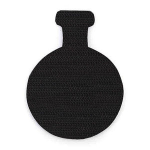 Parches de Fieltro Bordados Personalizados de Nuevo Estilo, Forma de Flor, Cosidos, Venta al por Mayor, MOQ Bajo, Diseño de Ropa con Logotipo Personalizado - Product Image 3