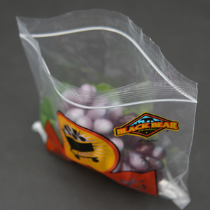 Vente chaude Personnalisé Mode Logo Imprimé Givré Transparent Poly Sac Fermeture Éclair Valve D'étanchéité Poignée pour Magasin Supermarché Alimentaire - Product Image 6