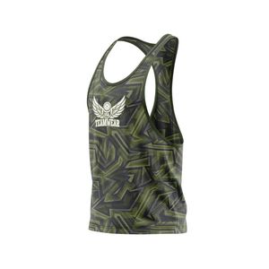 <b>Men's</b> Athletic Gym Racerback <b>Stringer</b> Back Tank Tops Seamless Workout Muscle <b>Vests</b> Sleeveless Basketball & Running Sports Top - Product Image 3